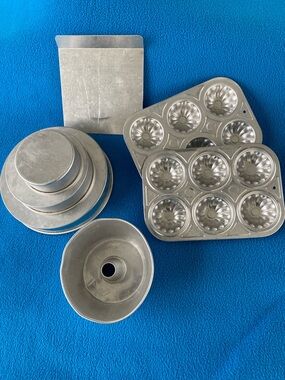 Bakeware Set Aluminum Childs Set Vintage